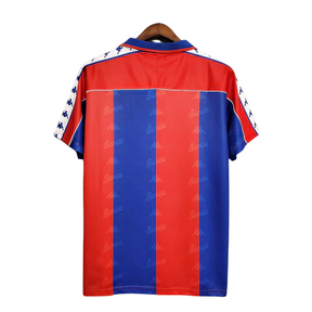 Camisa Barcelona I 1992/1995 Kappa Torcedor - Azul e Grená - Retrô
