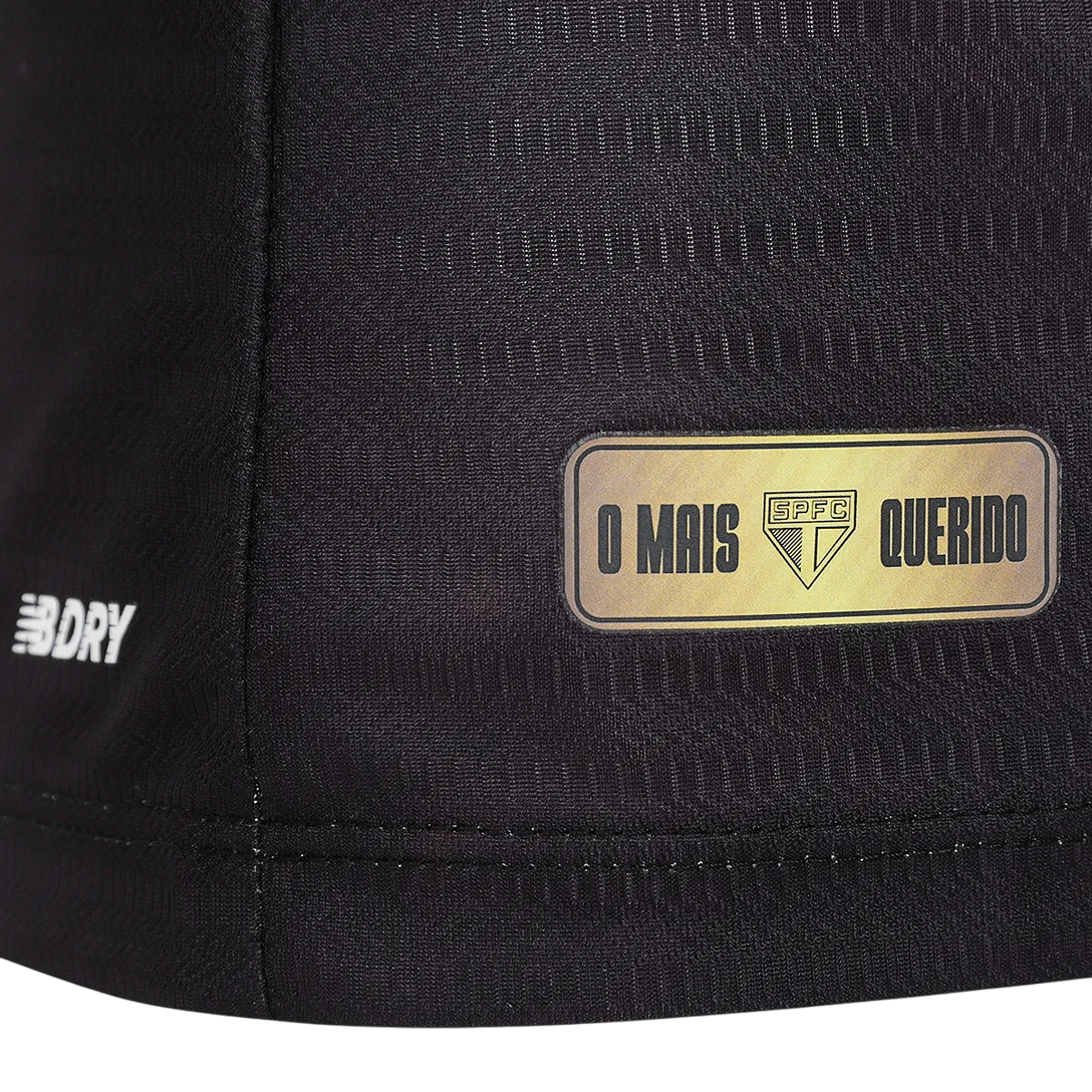 Camisa São Paulo Feminina III 24/25 - Preta e Vermelha