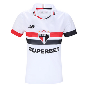 Camisa São Paulo Feminina I 24/25 - Branca