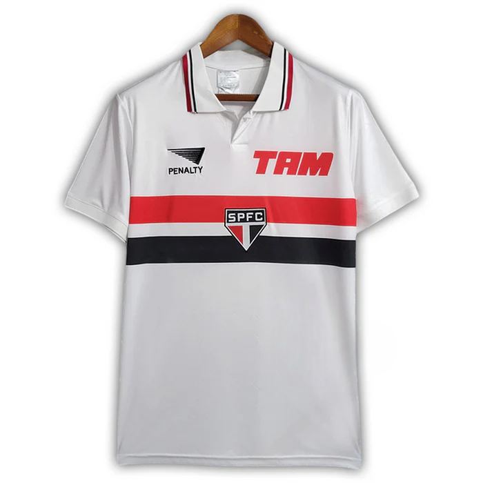 Camisa São Paulo I 1993/1994 Retrô - Branca