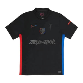 Camisa Barcelona Away x Travis Scott 24/25 - Torcedor Masculino - All Black